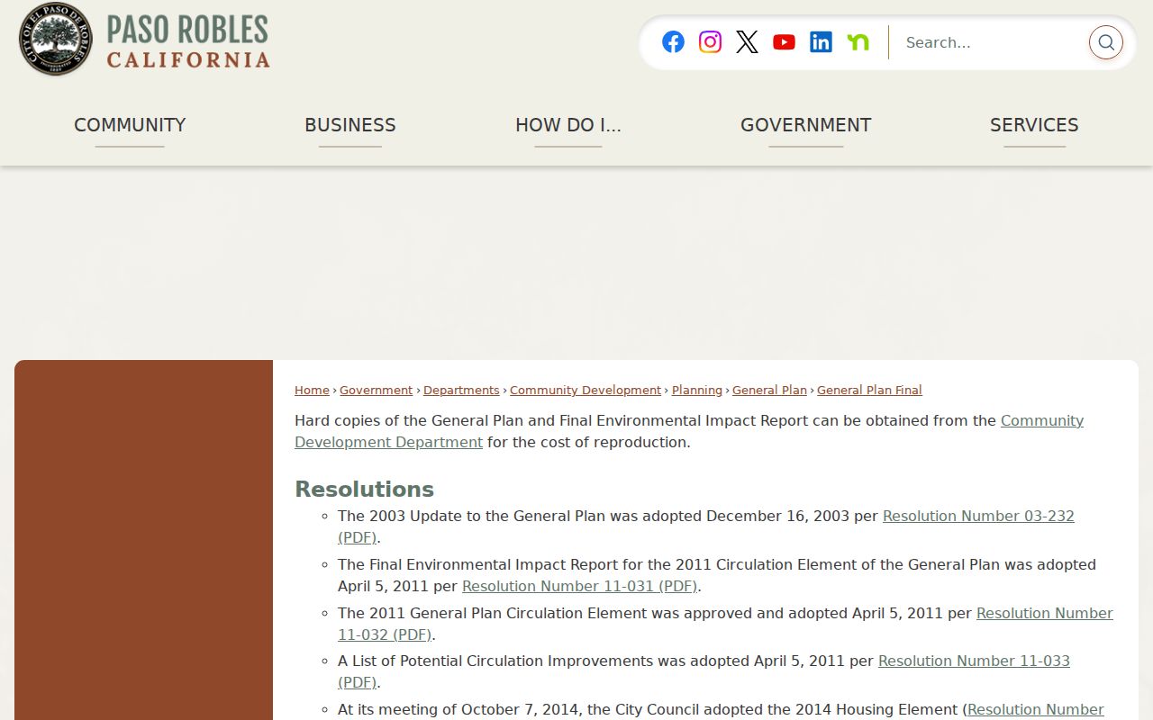 Paso Robles criminal records request source